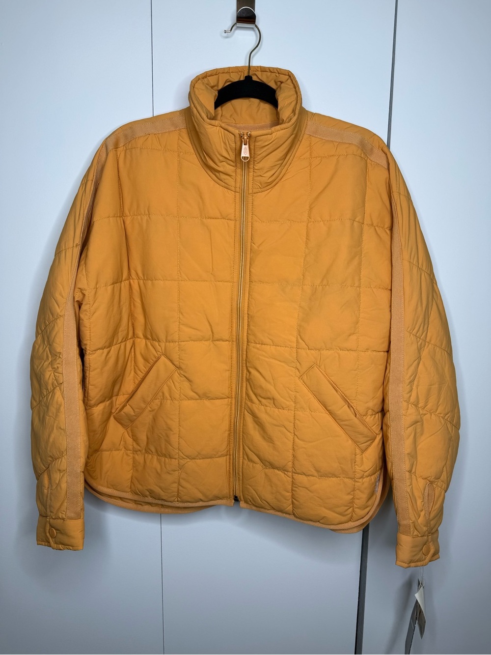 Free People Movement Packable Lightweight Pippa Puffer Jacket NWT Small Orange